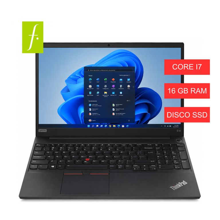 NOTEBOOK THINKPAD CORE I7 16 GB DE RAM Y 500 GB DISCO SOLIDO SSD