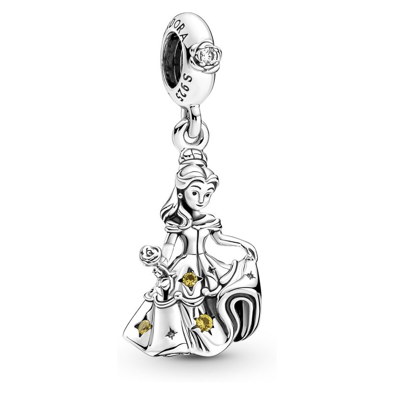 PANDORA - Charm Colgante Bella Bailarina De La Bella Y La Bestia De Disney Mujer Pandora