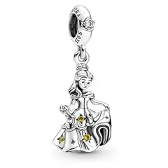 PANDORA - Charm Colgante Bella Bailarina De La Bella Y La Bestia De Disney Mujer