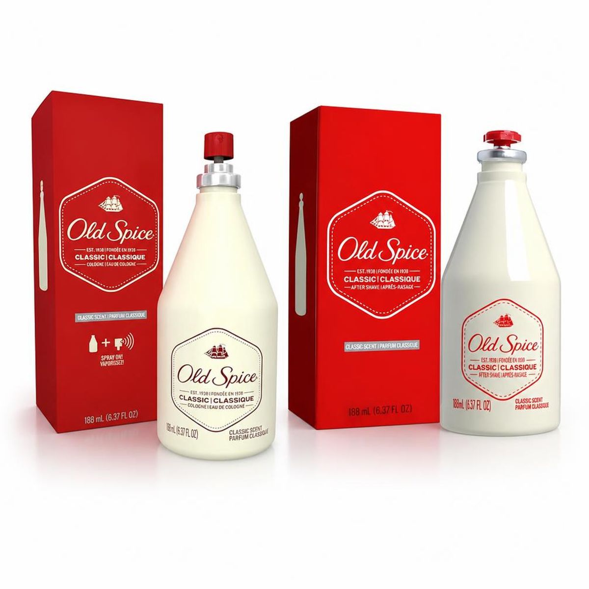 OLD SPICE - Pack Old Spice Colonia Clásica 188ml + After Shave 188ml