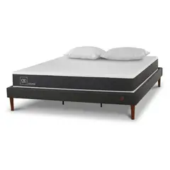 CIC - Cama Europea Curve New Ortopedic King Almohadas