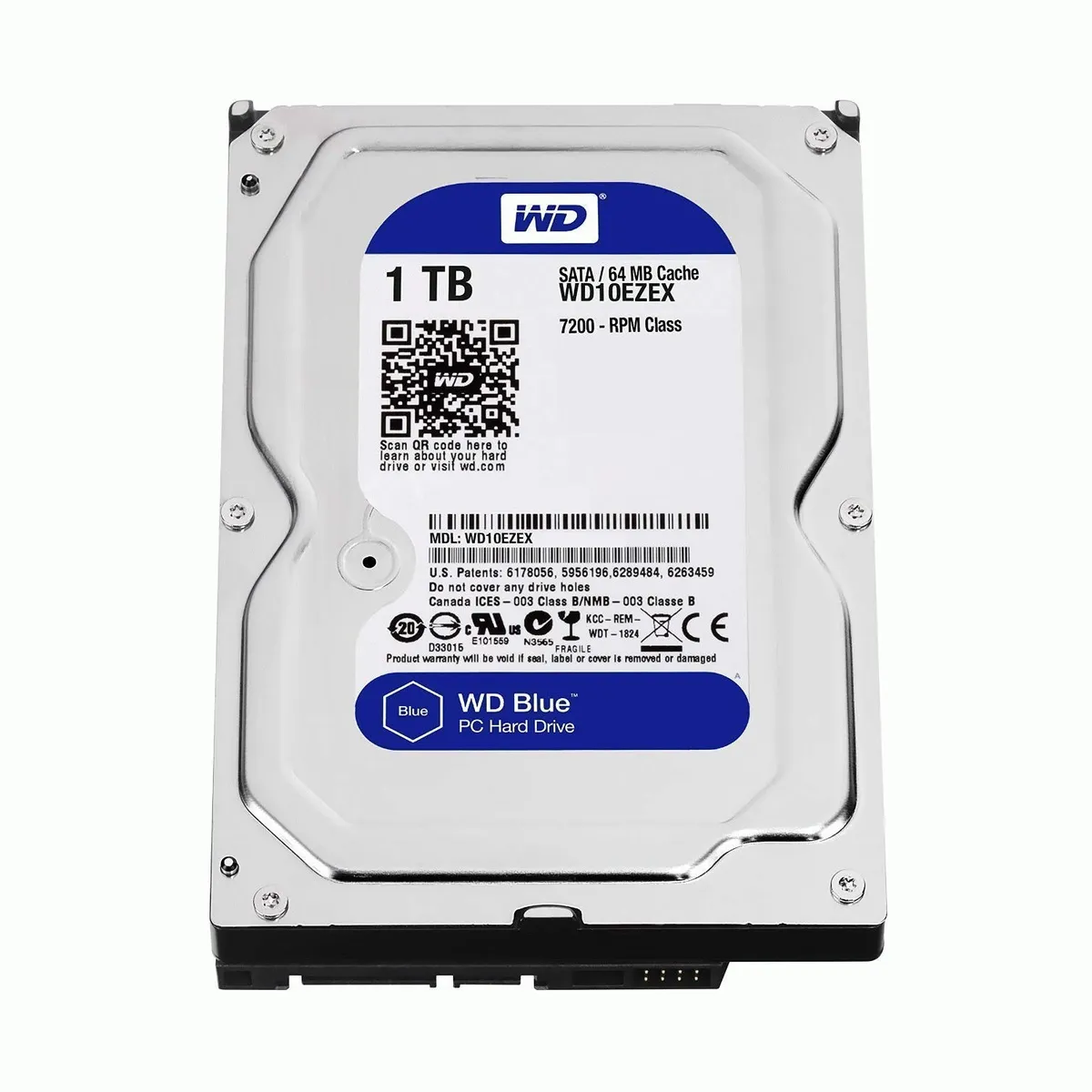 WESTER DIGITAL - Oferta Irrepetible Disco Duro  Western Digital Blue 1TB 3.5" SATA III 7200 RPM 64MB Cache