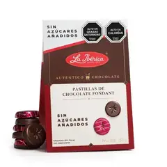LA IBERICA - Moneda De Chocolate Bitter Sin Azúcar La Ibérica 150g