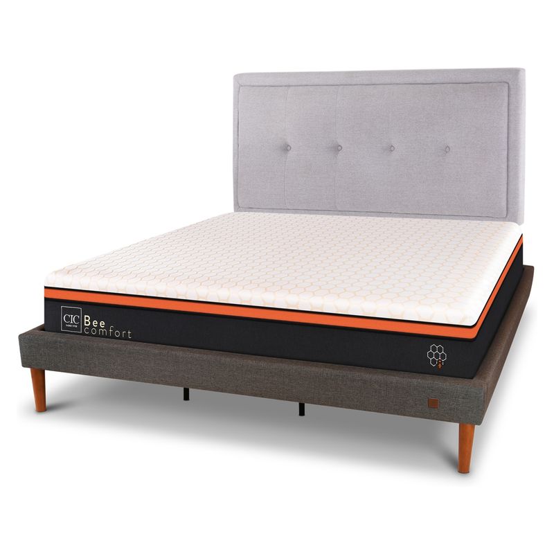 CIC - Camas Europeas Curve Bee Comfort King Respaldo Gange Cic