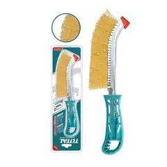 TOTAL - Cepillo Escobilla de Alambre Rizado 250 mm THT92102