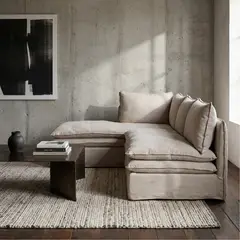 MILK - Sofa Seccional Calvin M Der Beige