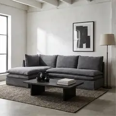 MILK - Sofa Seccional Calvin M Der Gris