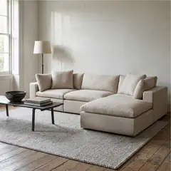 MILK - Sofa Seccional Fitz2 Xl Beige