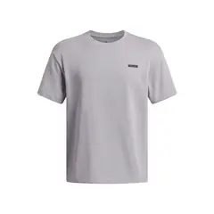 UNDER ARMOUR - Polera Heavyweight Oversized gris Niño