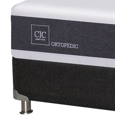 Imagen 2 del producto Box Spring Ortopedic B5 Black 1 Plaza Respaldo Munichich