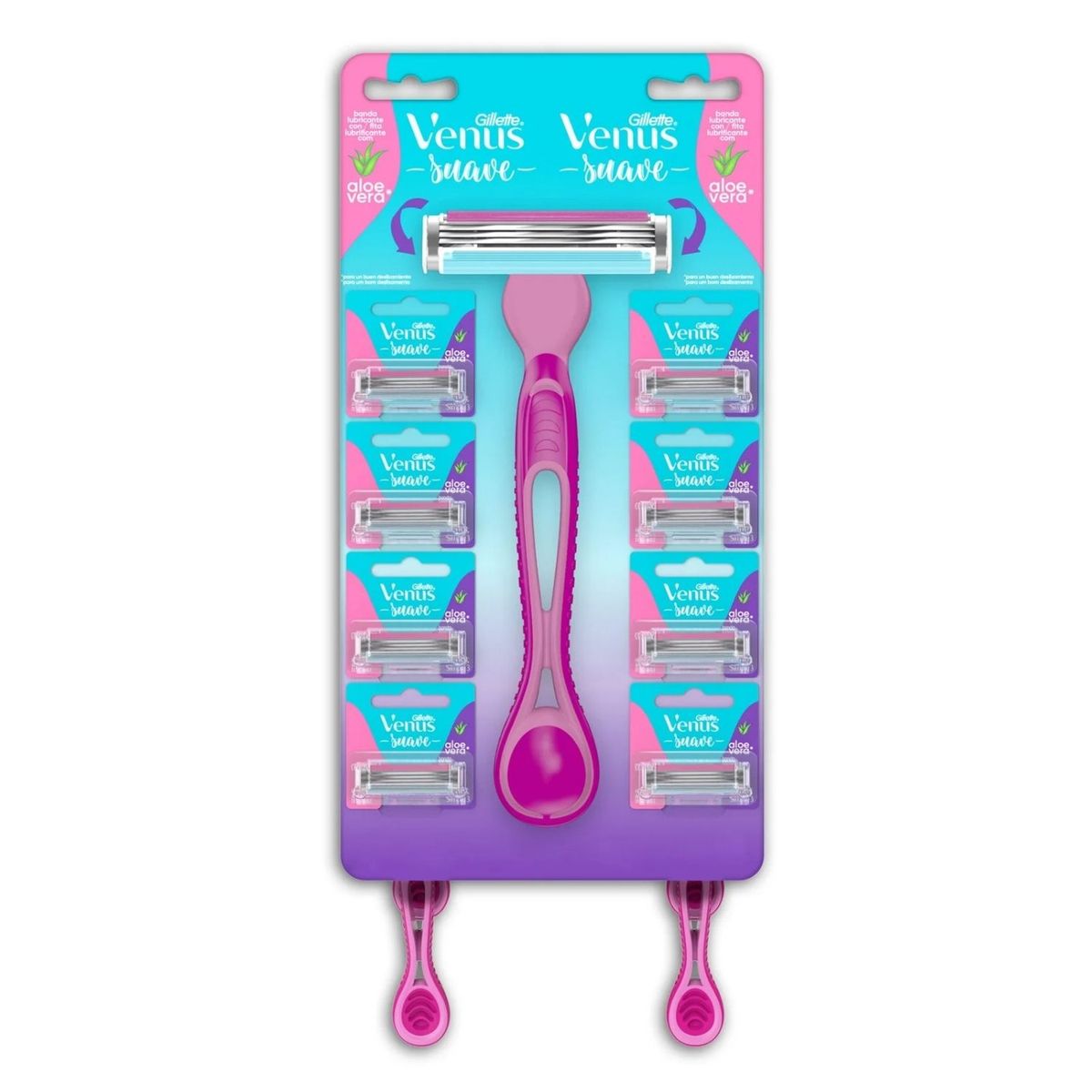VENUS - Gillette Venus Máquina de Afeitar Suave / Tira x 8 unidades