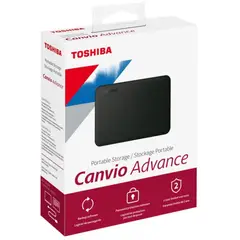 TOSHIBA - Disco Duro Externo 2TB Canvio Advance Negro USB 3.2 GEN 1 HDTCA20XK3AA