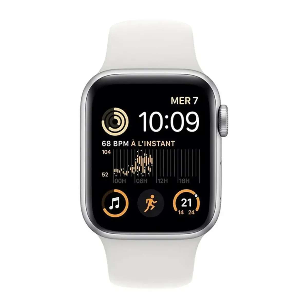 APPLE - Apple Watch SE 2 GPS 40mm - Blanco - Reacondicionado