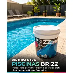 BAUM - PINTURA PARA PISCINA azul tahiti  BRIZZ
