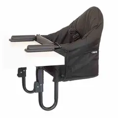 GUZZIE GUSS - Silla de comer portátil Perch - Negro