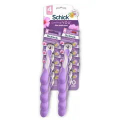 SCHICK - Quattro 4 Máquina de Afeitar Mujer / Tira x 10 unidades