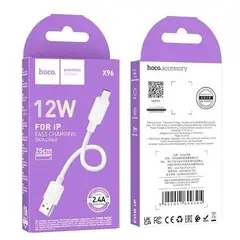HOCO - Cable Lightning 25Cm X96 Blanco