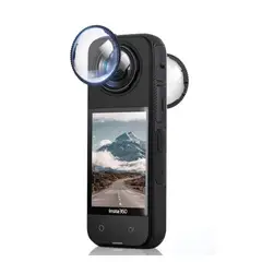 IMPULSE - Protector De Lentes Insta360 X4 Vidrio Templado 9H Cubiertas Protectoras Cámara 360 Lens Guard
