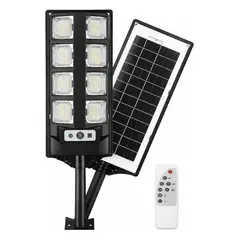 GENACOL - Foco Solar Led 800w Sensor Movimiento Control Remoto