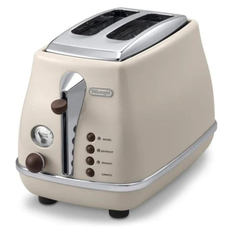 DELONGHI - Tostador Delonghi Vintage Beige Ctov2103Bg