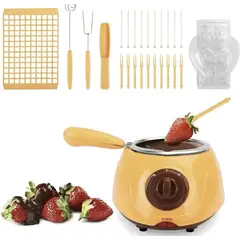 GENACOL - Chocolatera Eléctrica Set Fondue Derretir Chocolate