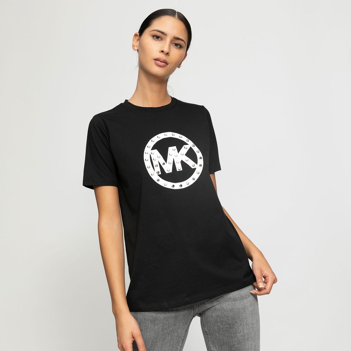 MICHAEL KORS - Michael Kors Polera Manga Corta Algodón Mujer