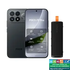XIAOMI - POCO F9 PRO 12G+512G Negro+Sound Outdoor Negro