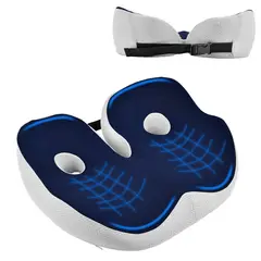 KOKILA - Cojín De Coxis De Espuma Viscoelástica Ajustable Para Silla