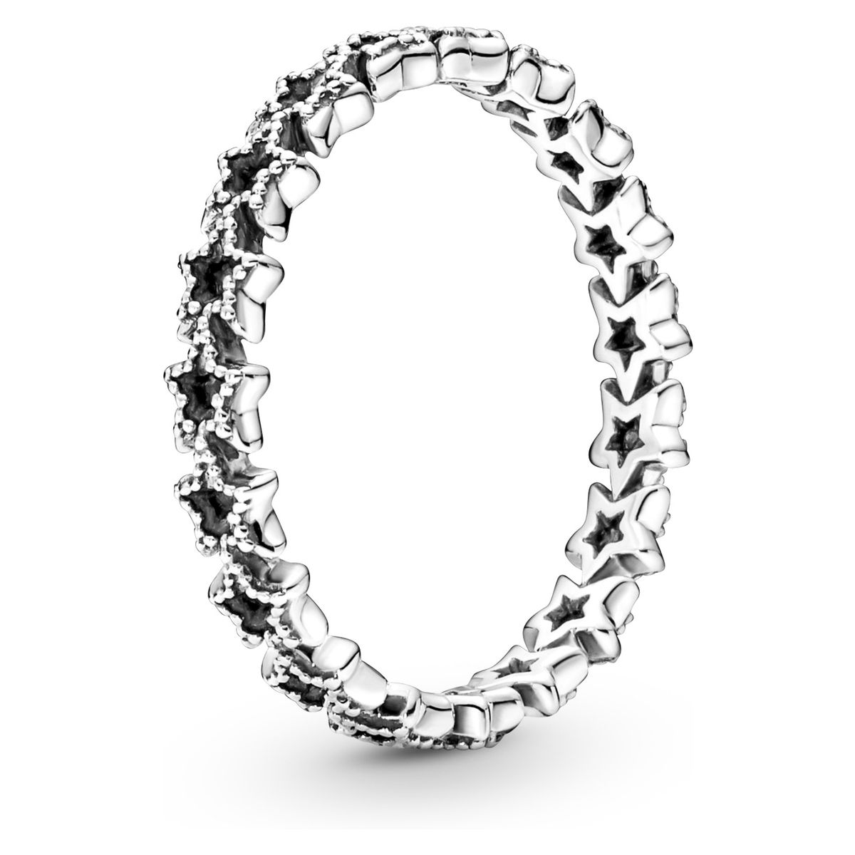 PANDORA - Anillo Banda De Estrellas Asimétricas Mujer Pandora