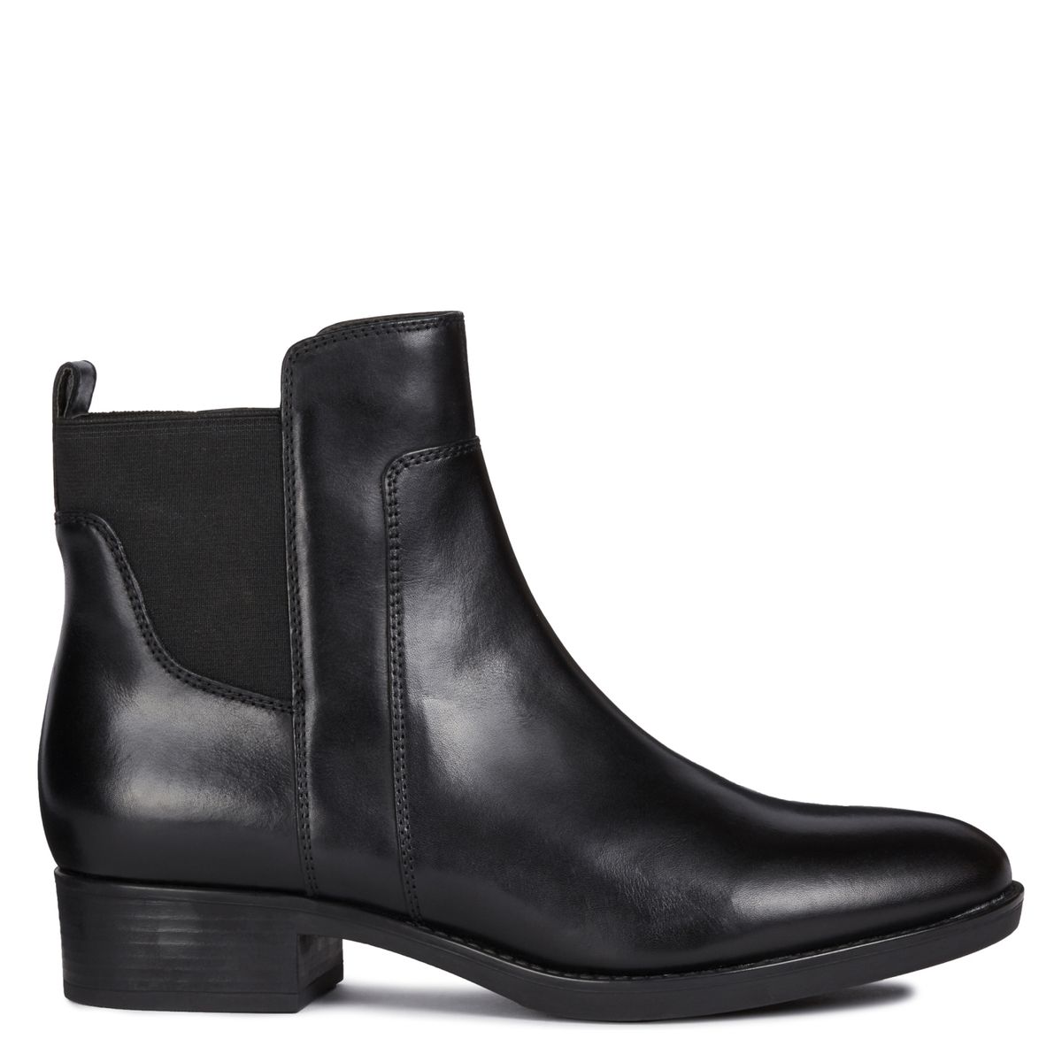 GEOX - Botín Mujer Cuero Negro Geox