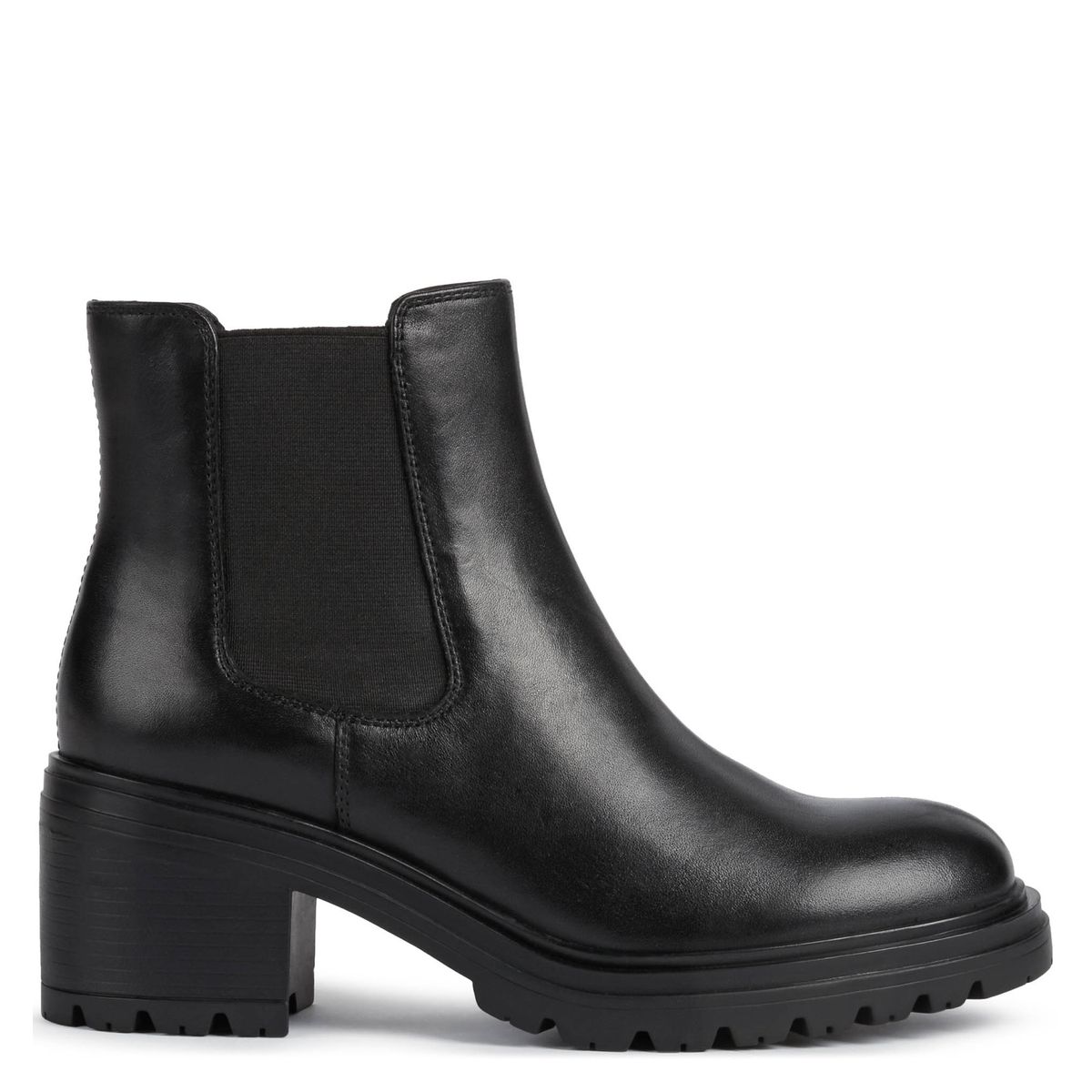 GEOX - Botín Mujer Cuero Negro Geox