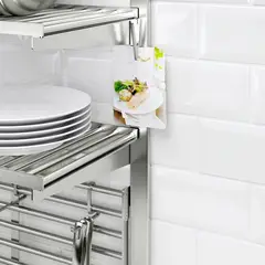 GENERICO - Riel de Suspensión de Acero Inoxidable para Cocina 80 cm