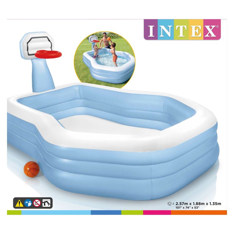 INTEX - Piscina Inflable Irregular Intex