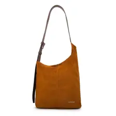 AMPHORA - Cartera corte oval isna café