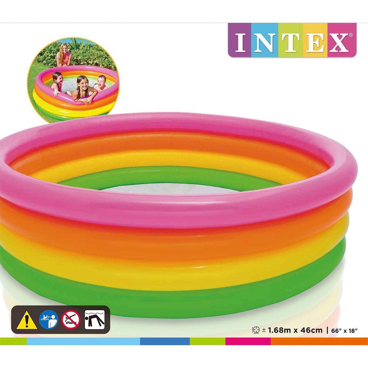 INTEX - Piscina Inflable Redonda Intex