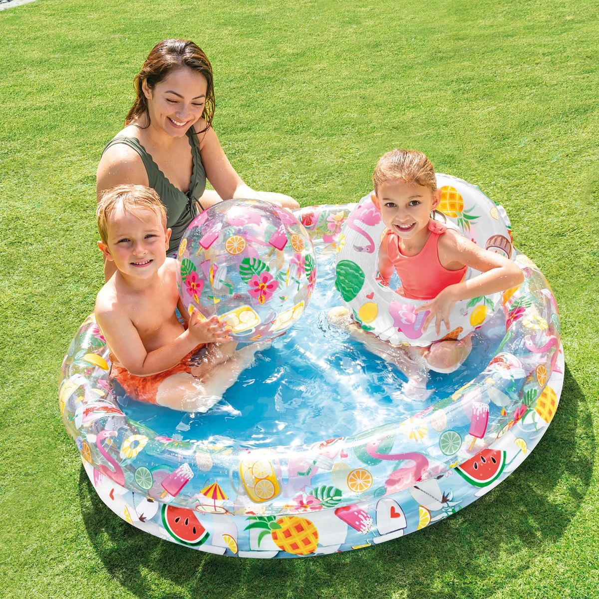 INTEX - Piscina Inflable Redonda Intex