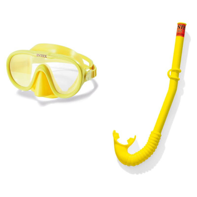 INTEX - Set Buceo Mascara Y Snorkel Adventure Intex