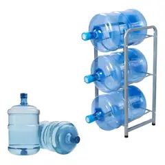GENERICO - Rack organizador para bidones de agua, 3 unidades