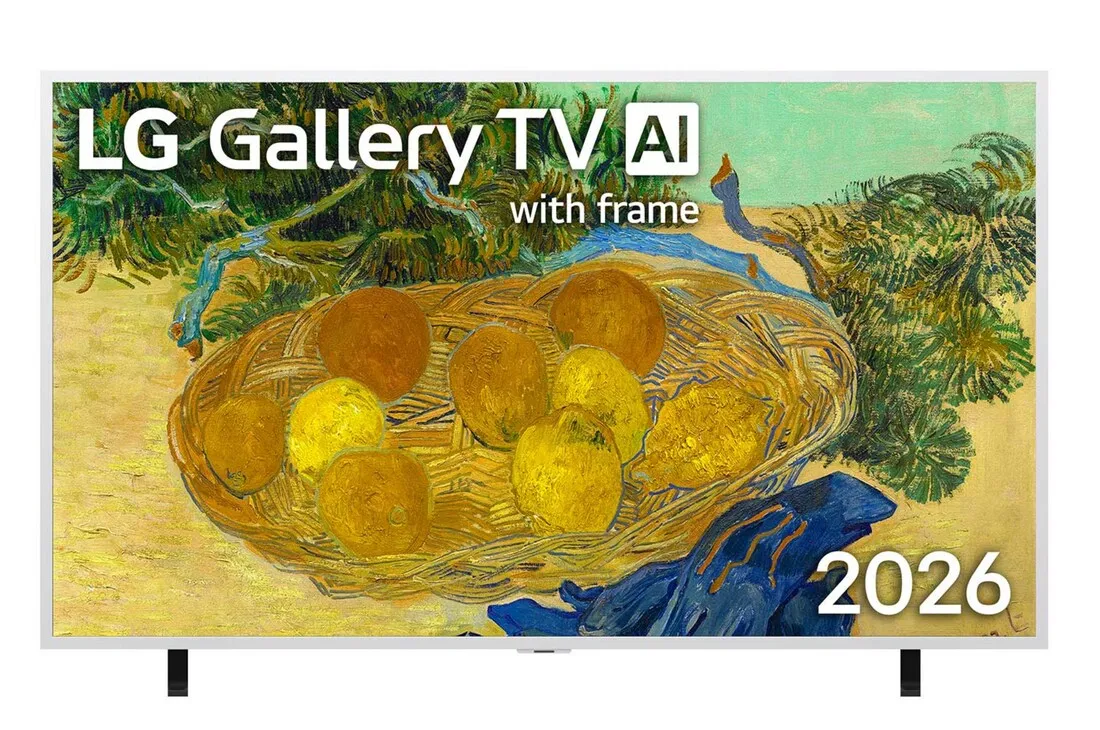 Televisor Gallery AI de 65 pulgadas con marco LX7 4K ART TV 2026