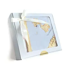 MOONWEAR - Caja de Regalo Manta Jirafita Bebé Algodón Peruano Amarillo