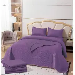 GENERICO - Juego Cubrecama Quilt + Sábanas de Verano 1,5 Plazas Rs-21