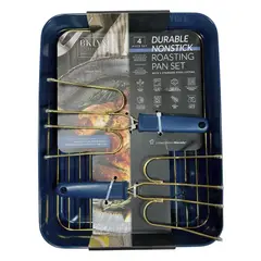 BKLYN - Bandeja Antiadherente Inoxidable con mango para hornear + accesorio