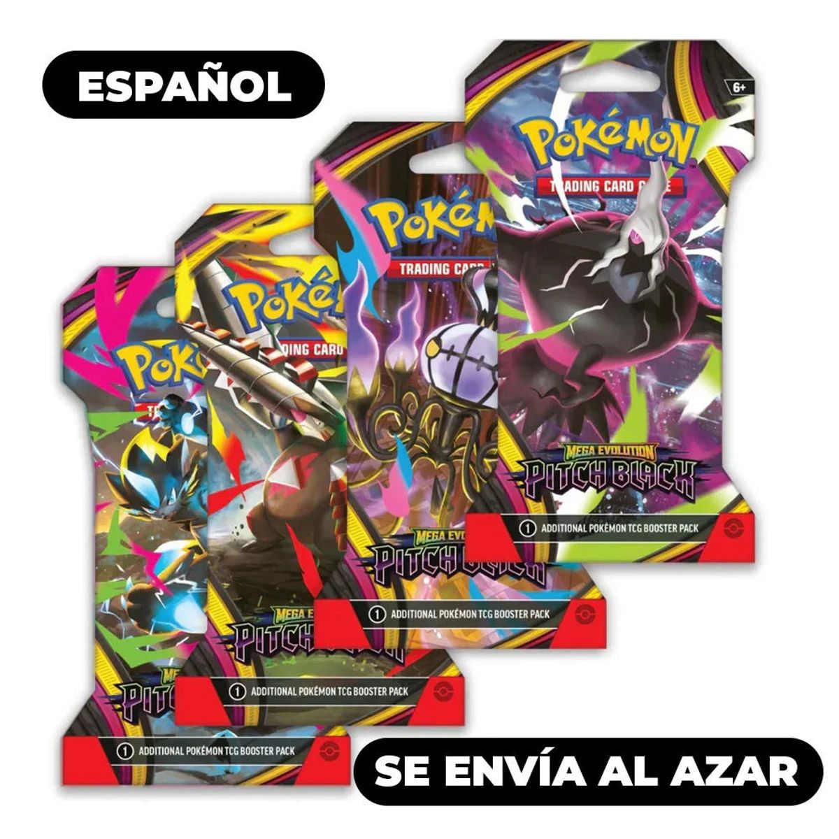 ANSALDO - Pokemon Tcg Pitch Black Sleeved Booster Esp