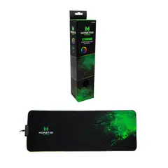 MONSTER - Pad mouse gaming RGB antideslizante 800x300 mm