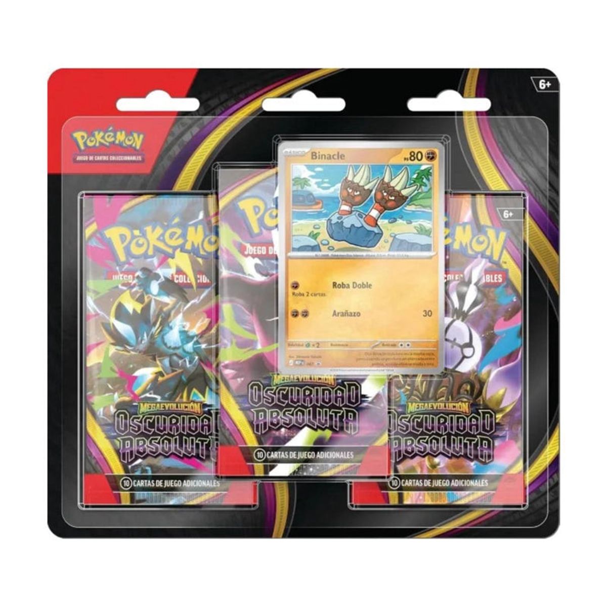 ANSALDO - Pokemon Tcg Pitch Black 3-pack Blister Esp