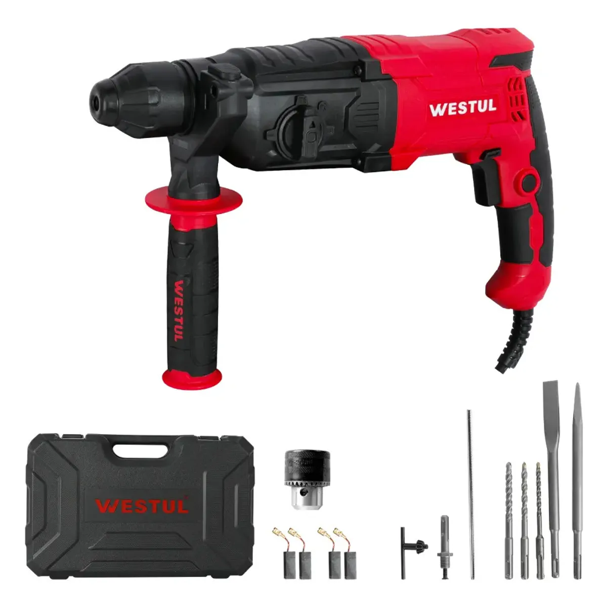 WESTUL - Rotomartillo Electrico 800w Westul 13 Mm + Acc uso Profesional