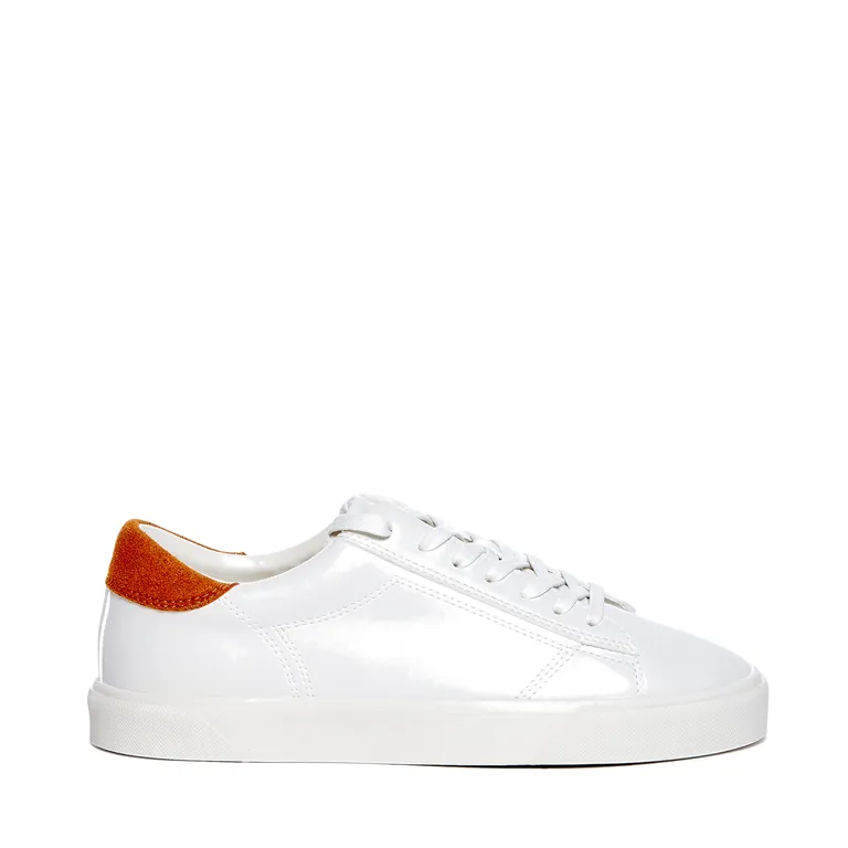Zapatilla Mujer Oslo Blanco/Naranjo