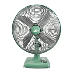 AIROLITE - Ventilador Sobremesa Retro V12sr Verde 70 Anos 35w