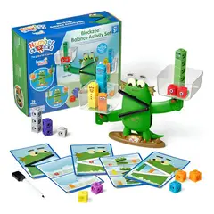 LEARNING RESOURCES - Balanza Educativa Numberblocks Juego Didáctico Sumas -76pzas 76 Numberblocks