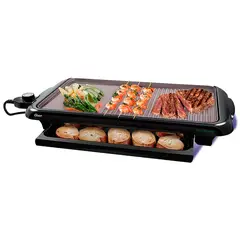 OSTER - PARRILLA Y PLANCHA ELECTRICA BIOCERAMIC 1450W